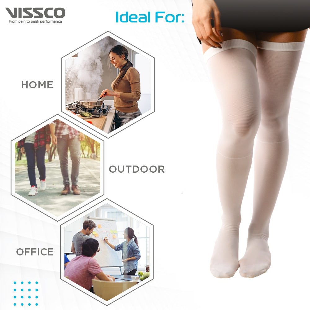 "VISSCO ANTI-EMBOLISM - THIGH (LOWER INSPECTION HOLE)"