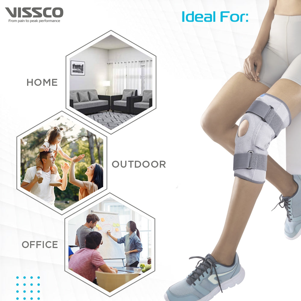 NEW HINGE ELASTIC SUPPORT WITH PATELLA