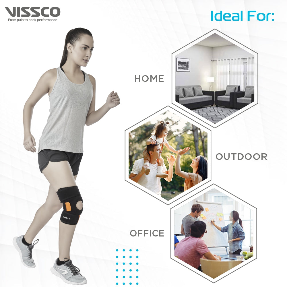 NEOPRNE KNEE SUPPORT WITH VELCRO