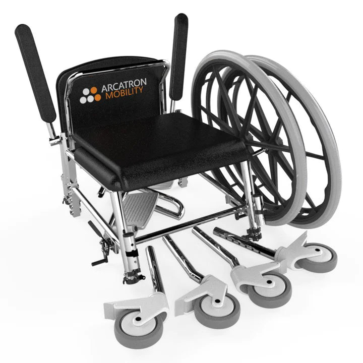 Arcatron Prime SSS100 | Self Propelled Shower Commode Wheelchair