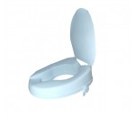 RAISED TOILET SEAT WITH LID