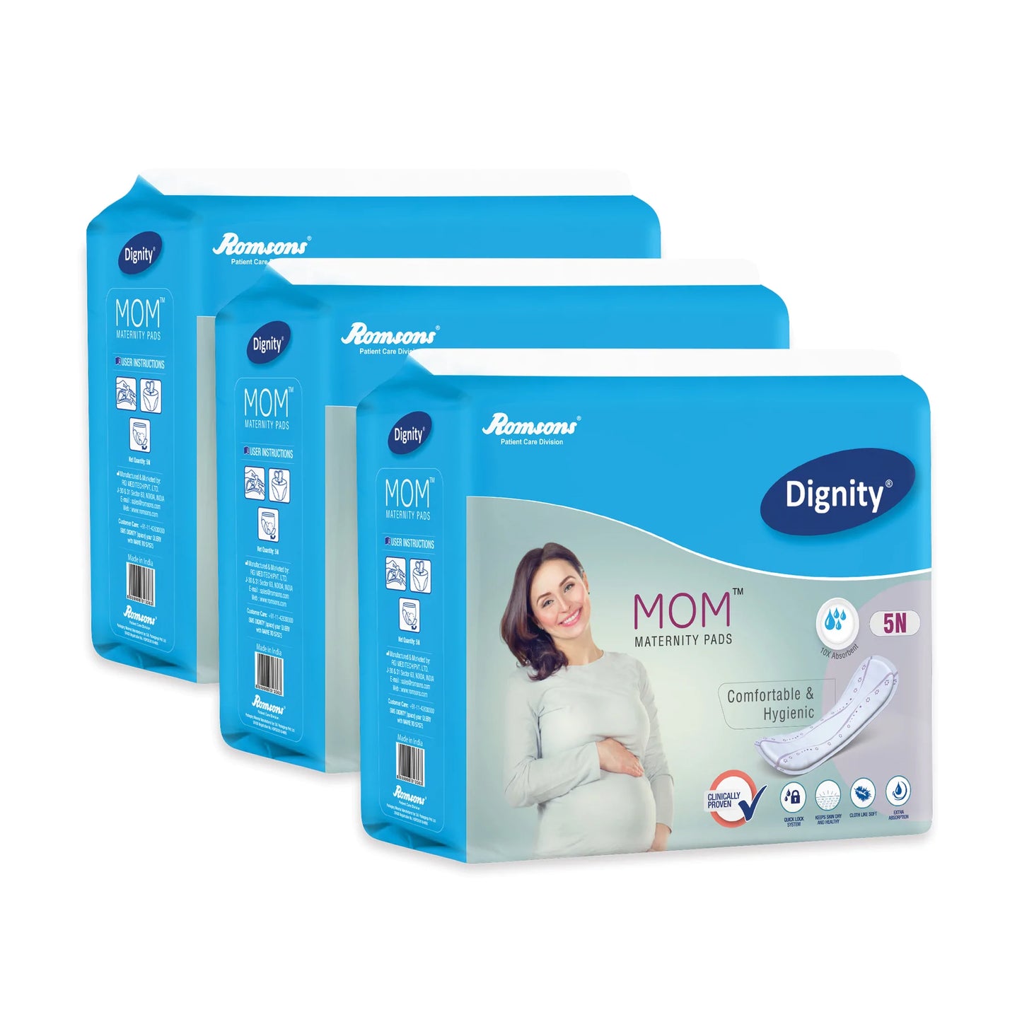 Dignity Mom Maternity Pads (5 Pcs/Pack)