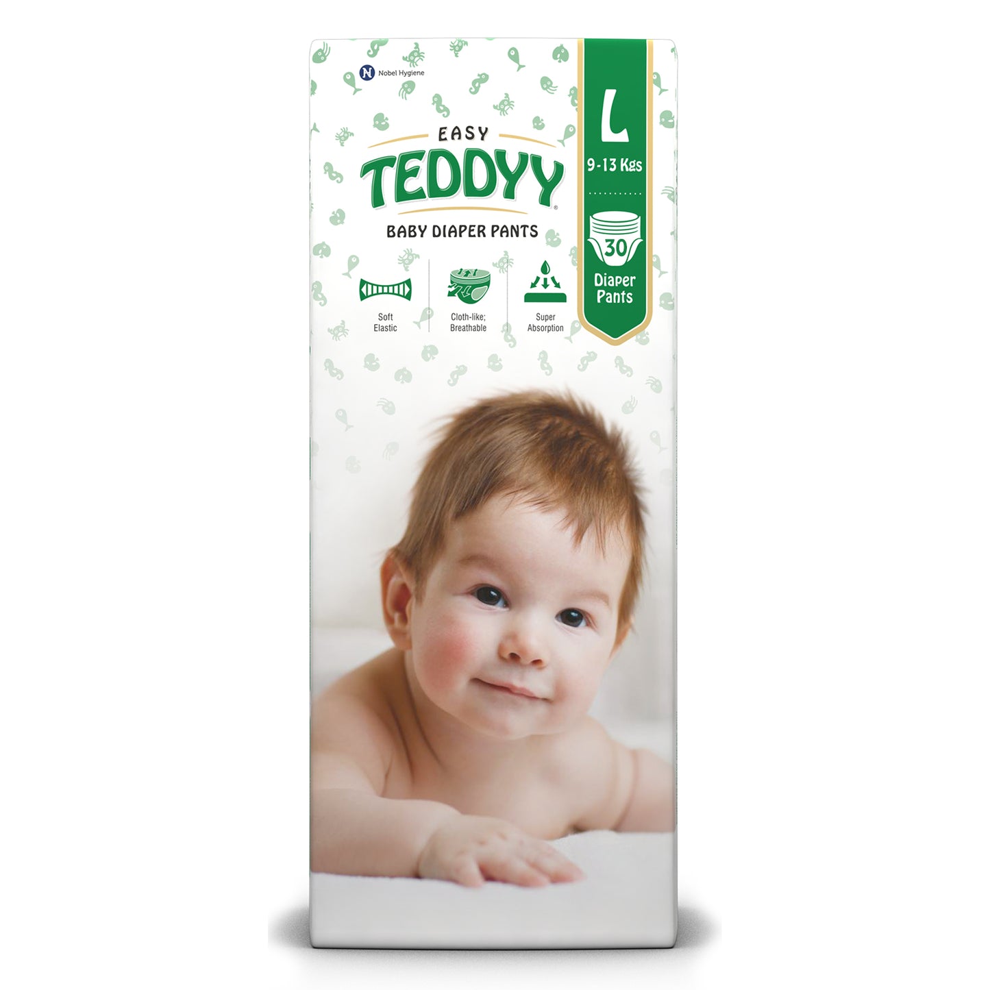 TEDDYY BABY DIAPERS EASY 66' Pieces × 4 Case