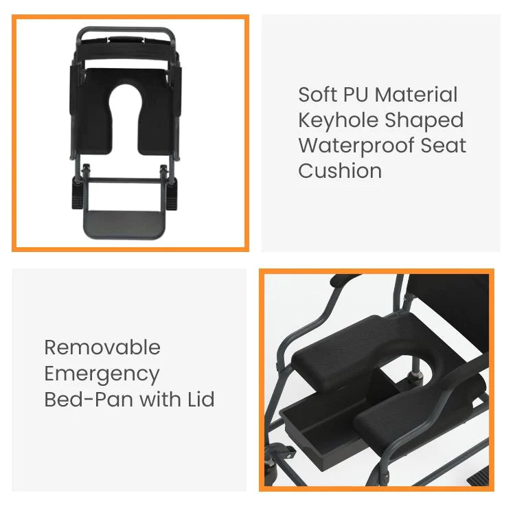 Arcatron 2000 Commode Wheelchair