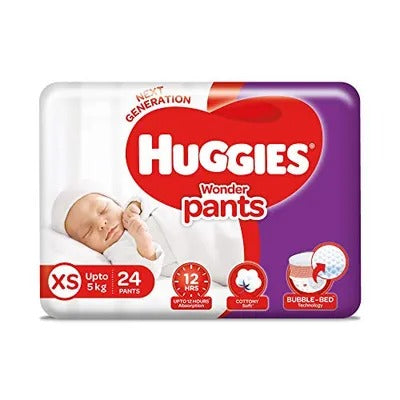 Huggies Wonder Pants Diapers, Extra Small (24 Count)