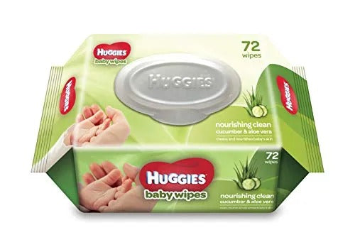 Huggies Cucumber and Aloe Vera Baby Wipes (72 Count)