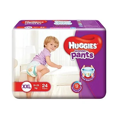 Huggies Wonder Pants Double Extra Large Size Diapers (24 Count)
