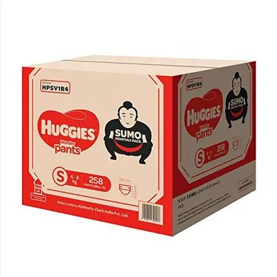 Huggies Wonder Pants Diapers Sumo Pack, Small (258 Count)