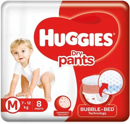 Huggies Dry pants Medium - M (8 Pieces)