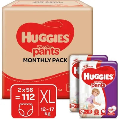 Huggies Wonder Pants - XL (112 Pieces)