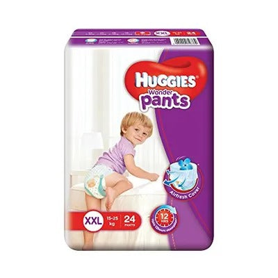 Huggies Wonder Pants Double Extra Large Size Diapers (24 Count)