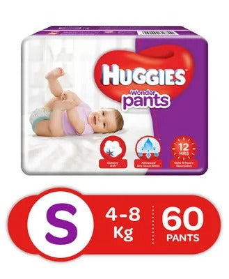 Huggies Wonder Pants Small Size Diapers (60 Count)