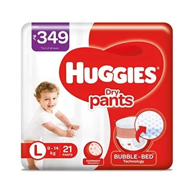 Huggies Dry Pants Large Size Diapers (21 Count)