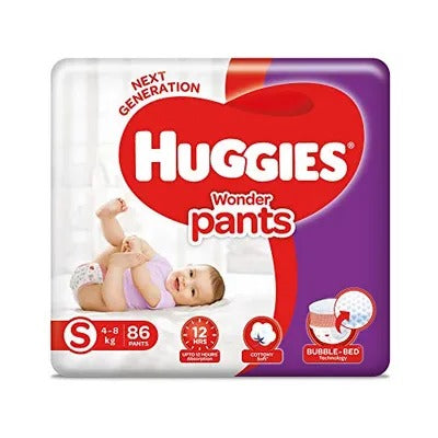 Huggies Wonder Pants Diapers, Small (Pack of 86)
