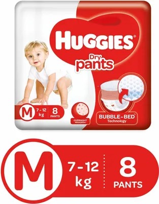 Huggies Dry pants Medium - M (8 Pieces)