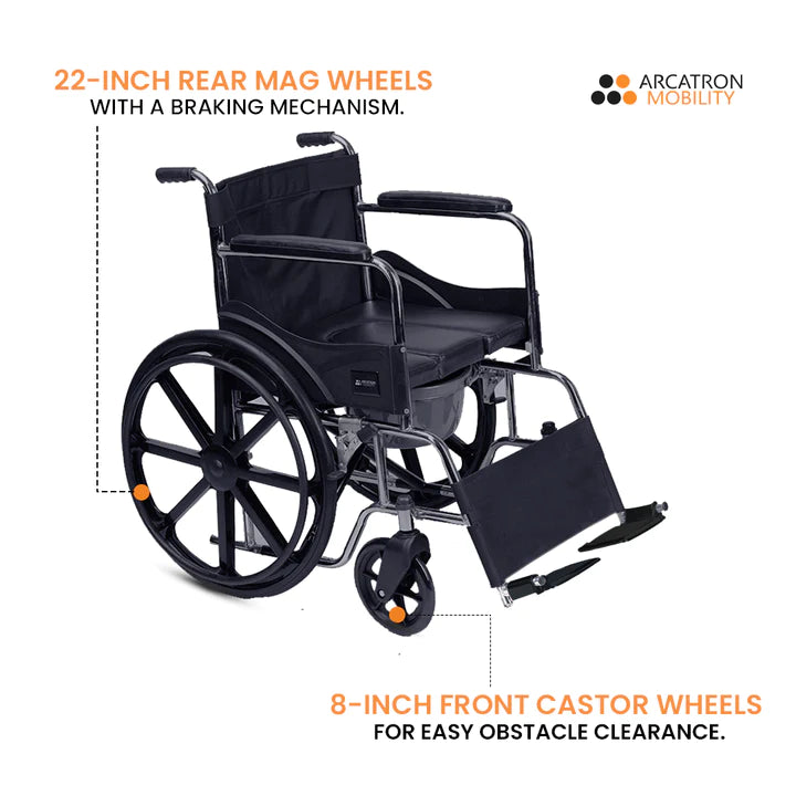 Arcatron FSC100 | Foldable Wheelchair