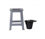 ECONOMY COMMODE (PLASTIC)