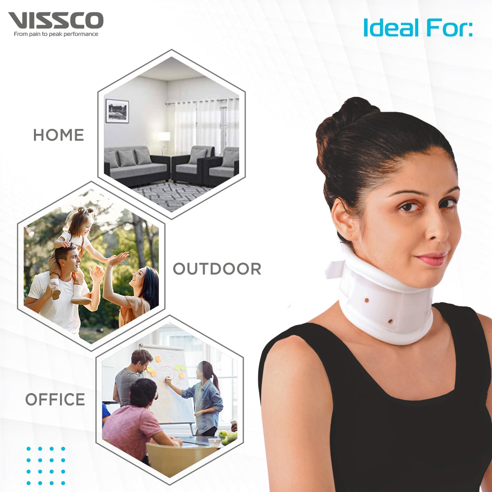 "FIRM CERVICAL COLLAR - ADJ. HEIGHT"