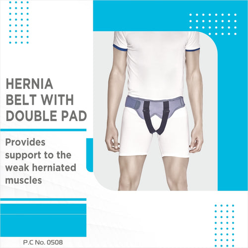 "NEW HERNIA BELT WITH - DOUBLE PAD"