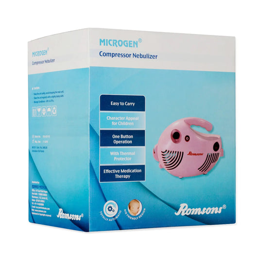 Microgen Plus Compressor Nebulizer Machine with Mask