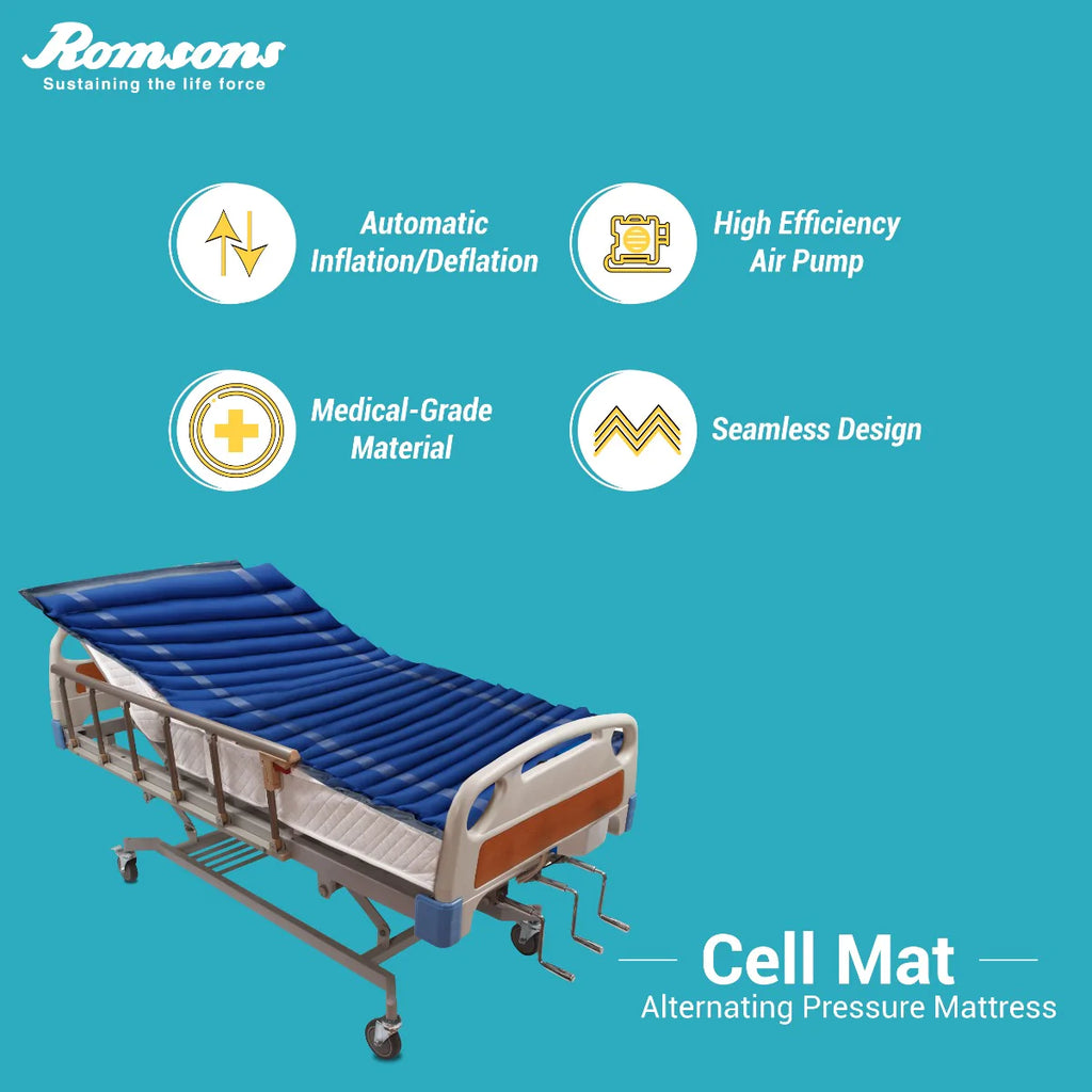 Cell Mat Air Mattress with Air Pump for Prevention of Bed Sore