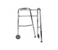WALKER WITH WHEELS - ALUMINIUM