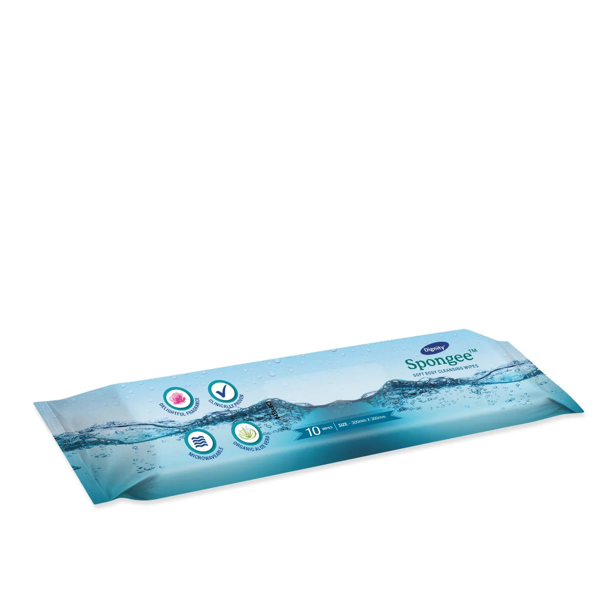 Dignity Spongee Body Wipes (10 Wipes/Pack)