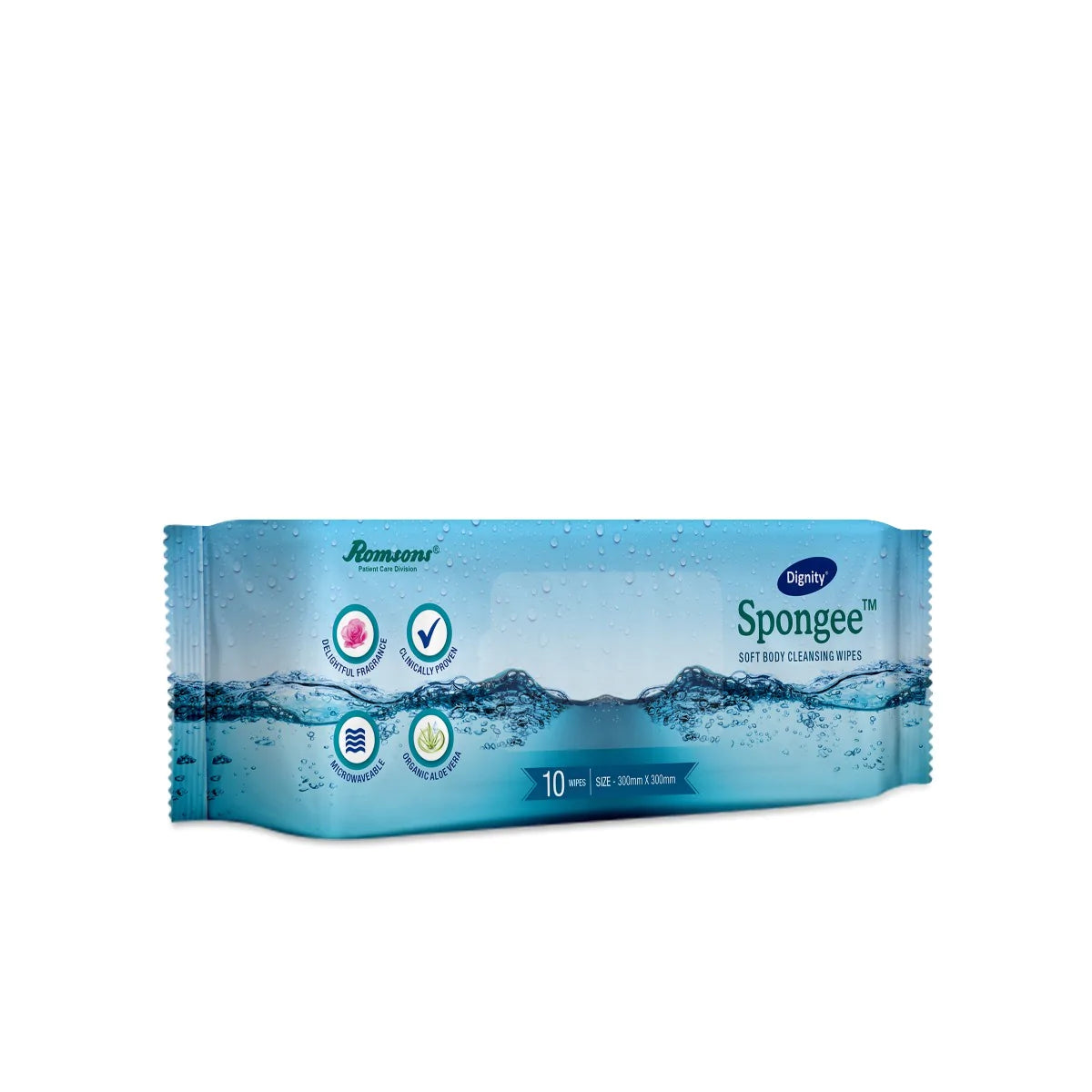 Dignity Spongee Body Wipes (10 Wipes/Pack)