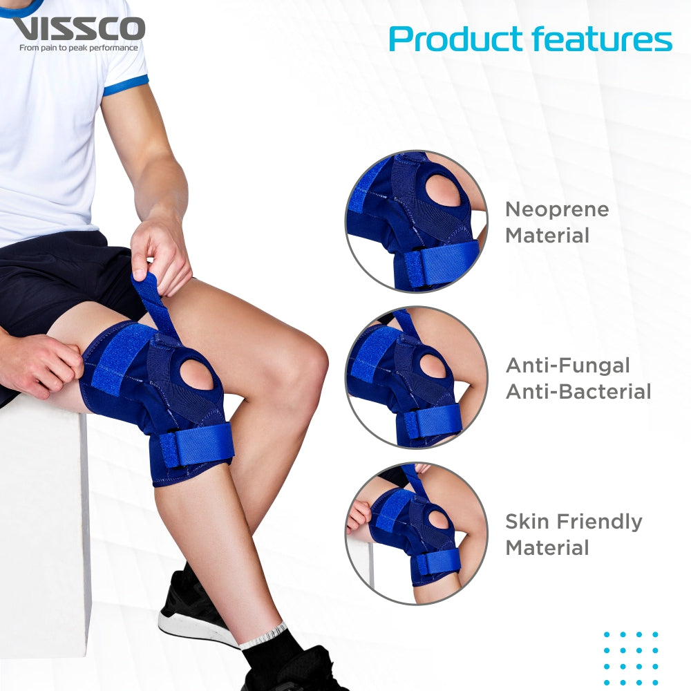 NEOPRENE HINGED PATELLA KNEE BRACE