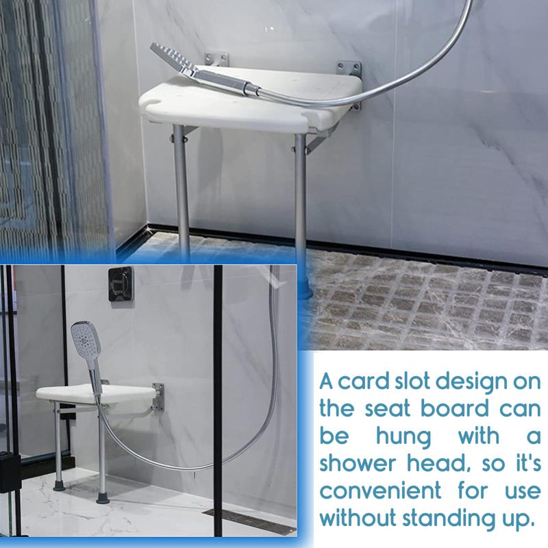 KosmoCare Wall Mounted Shower Bench (RX116)