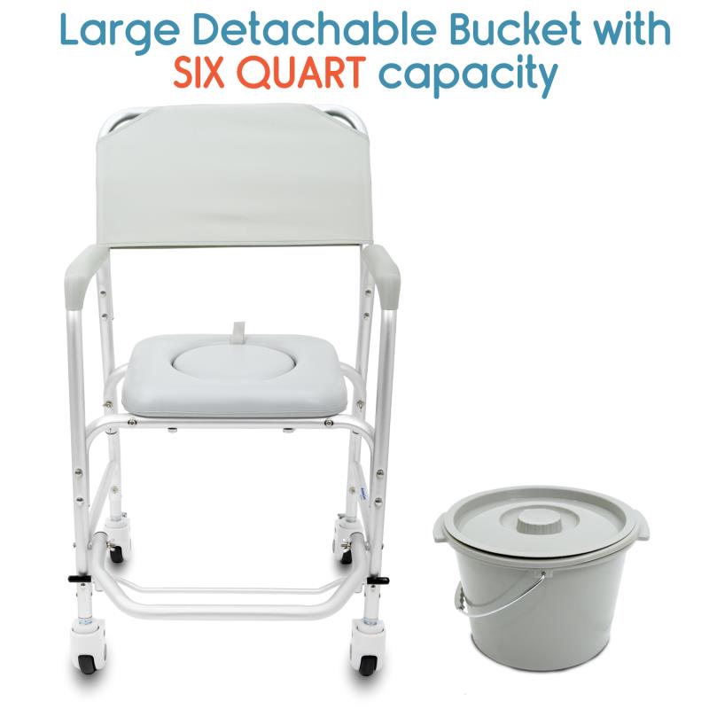 KosmoCare Aluminum Shower Wheelchair (RMR205)