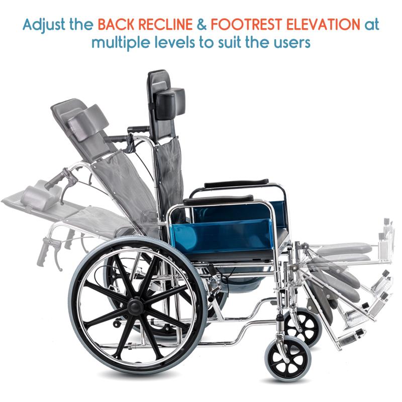 KosmoCare Recliner cum Commode (RCS303)
