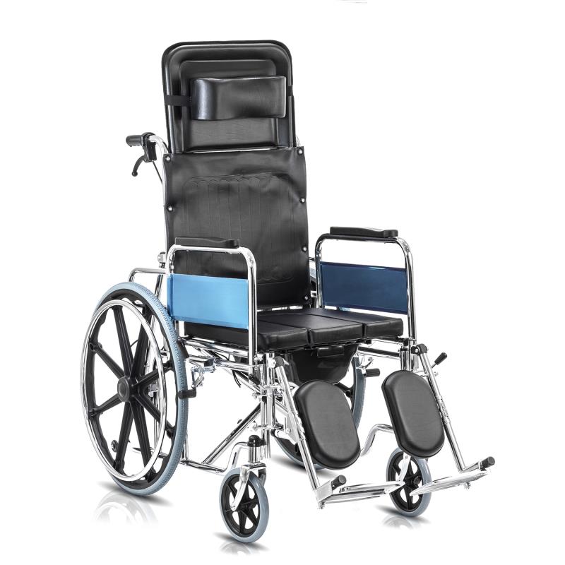 KosmoCare Premium Imported Recliner with Soft Commode U-Cut Seat (RCR303A)