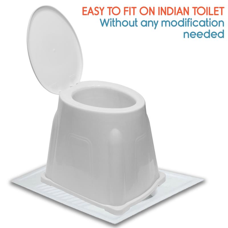 KosmoCare Portable Commode Toilet Stool