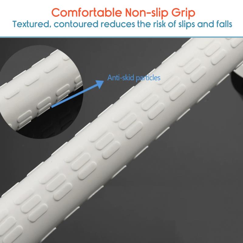 KosmoCare Stainless Steel Grab Bar 90° W/nylon Sleeve