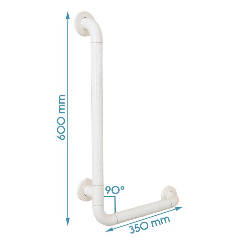 KosmoCare Stainless Steel Grab Bar 90° W/nylon Sleeve