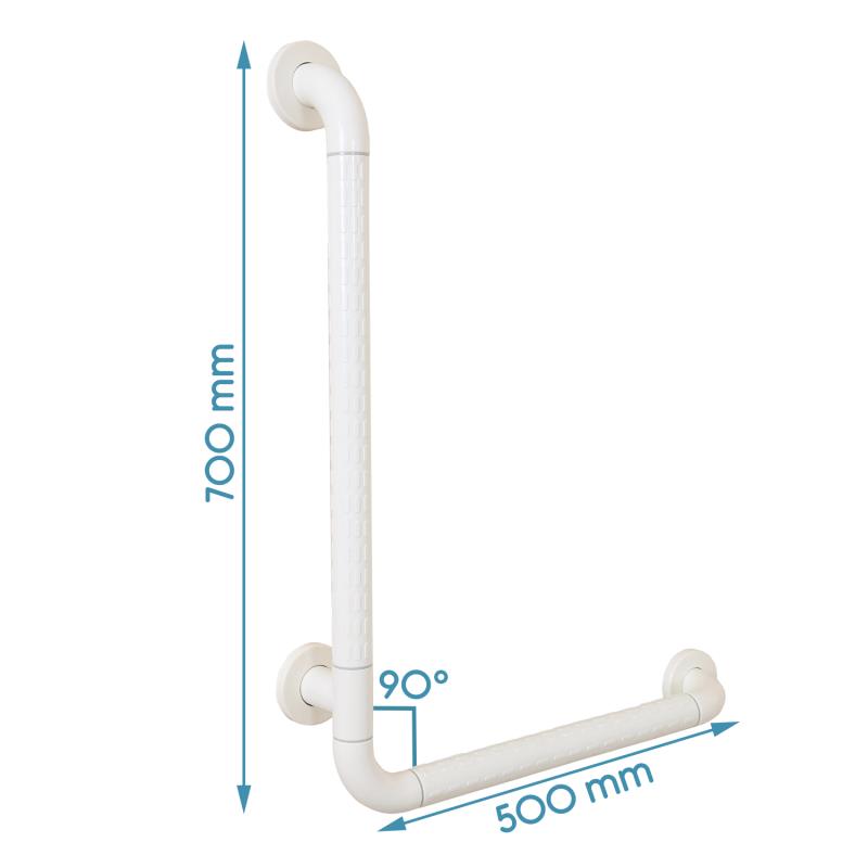 KosmoCare Stainless Steel Grab Bar 90° W/nylon Sleeve