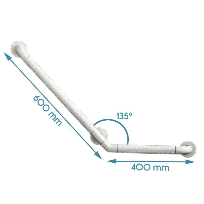 KosmoCare Stainless Steel Grab Bar 135° W/nylon Sleeve