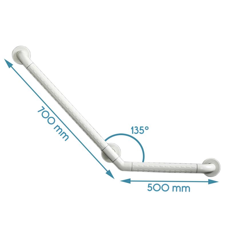 KosmoCare Stainless Steel Grab Bar 135° W/nylon Sleeve