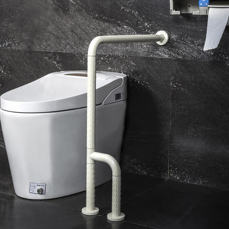 KosmoCare Stainless Steel Standing Toilet Grab Bar W/nylon Sleeve