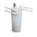 KosmoCare Stainless Steel Wash Basin Grab Bar W/Horizontal Support