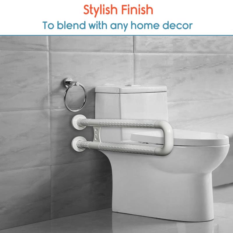 KosmoCare Stainless Steel Wall Mounted Fixed Grab Bar W/nylon Sleeve