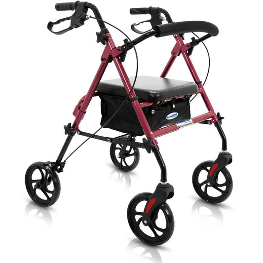 Kosmocare Folding Rollator Walker with seat
