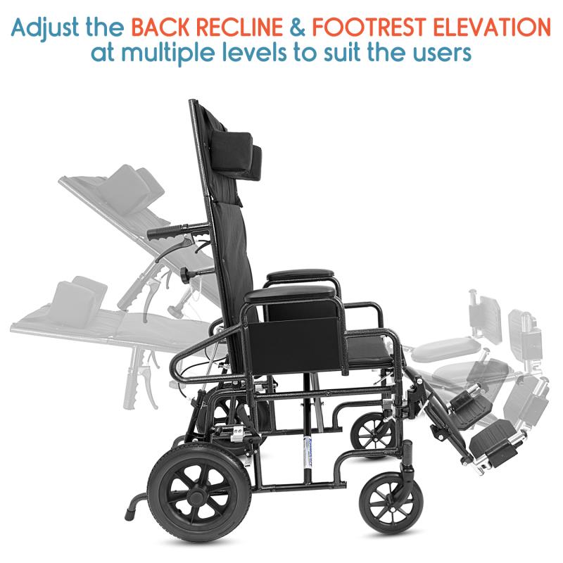 KosmoCare Tranz Recliner wheelchair (RCS308)