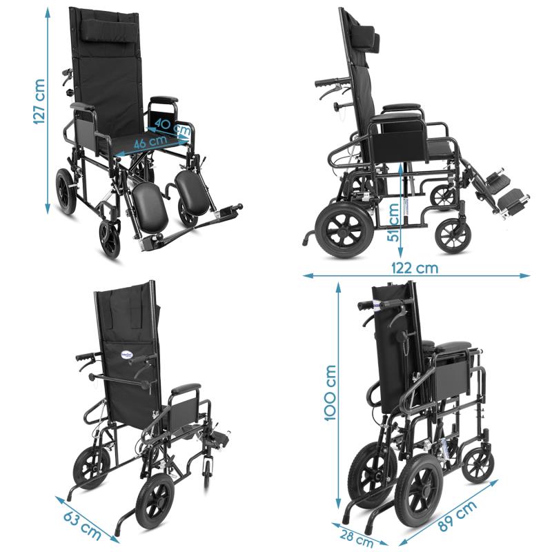 KosmoCare Tranz Recliner wheelchair (RCS308)