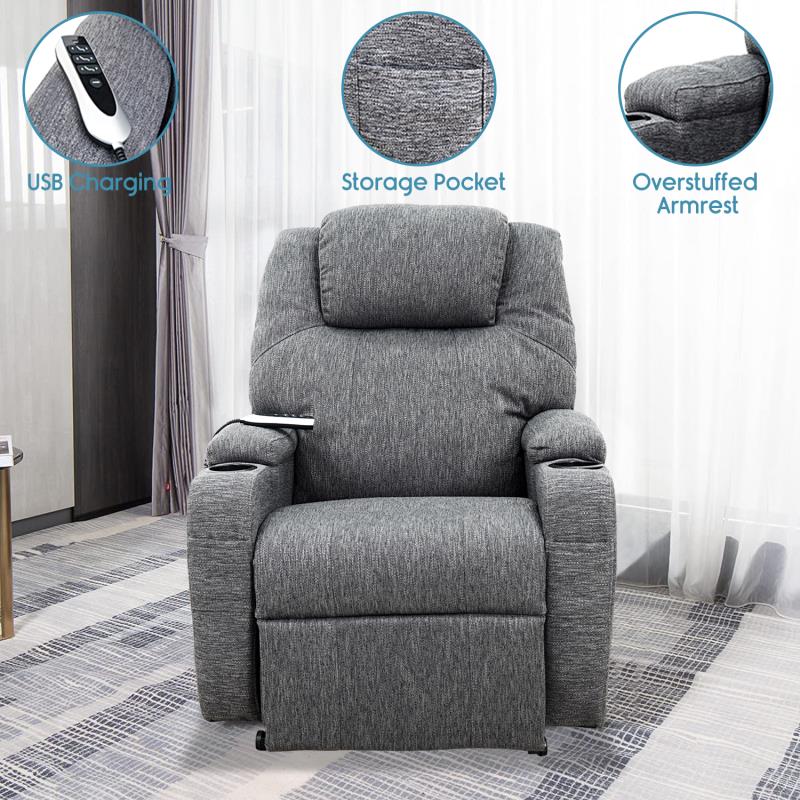 KosmoCare Power Lift Infinite Positions Zero Gravity Recliner Chair with 3 German Motors