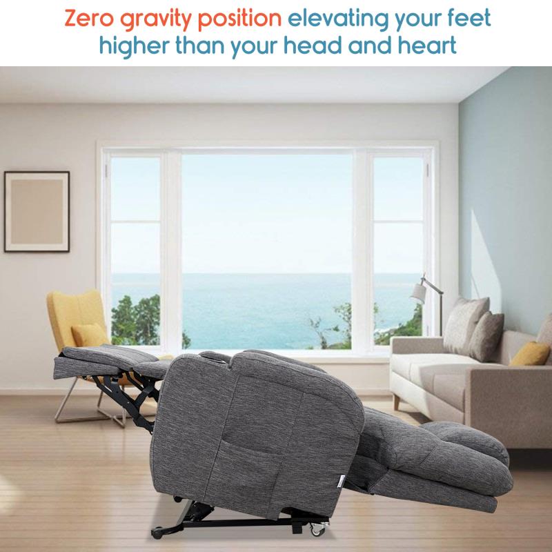 KosmoCare Power Lift Infinite Positions Zero Gravity Recliner Chair with 3 German Motors