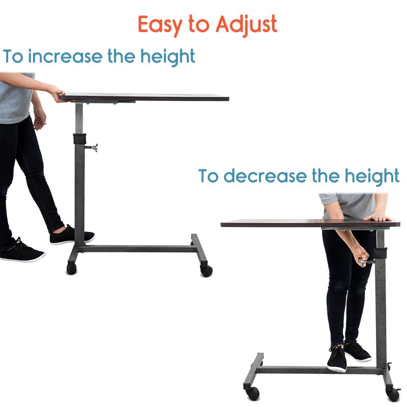 KosmoCare Height Adjustable Heavy Duty Multipurpose Table Trolley