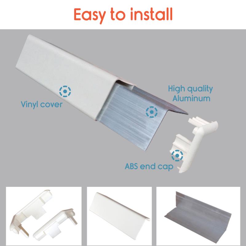 KosmoCare Wall Corner Guard 90° with Aluminum