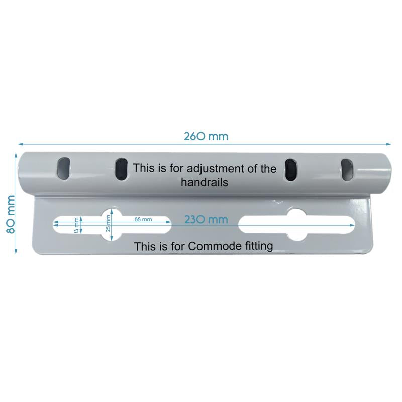 KosmoCare Toilet Safety Frame – Aluminium